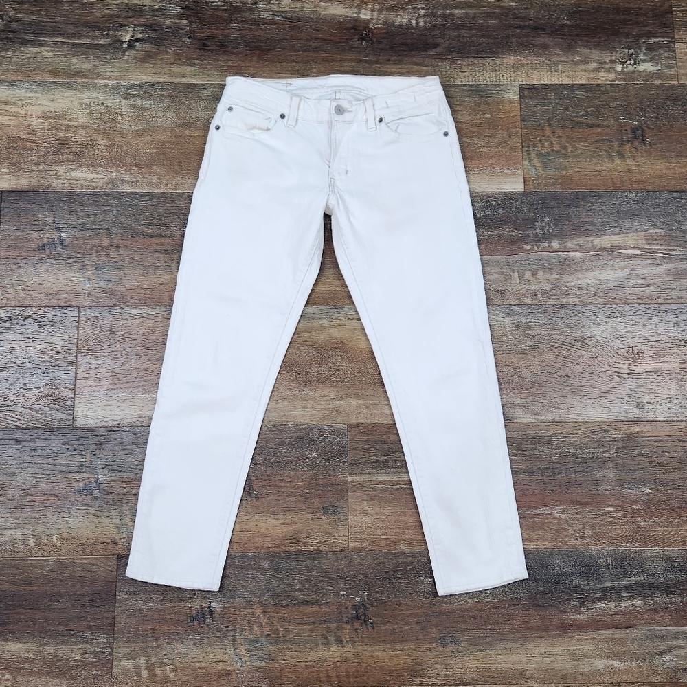 Denim & Supply Ralph Lauren White Crop Skinny Jeans - Picture 1 of 6